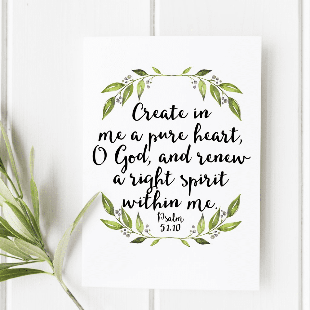 Create in Me a Clean Heart