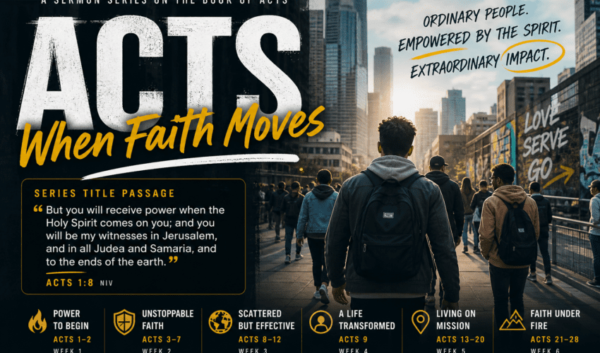 Acts – When Faith Moves – Part 1