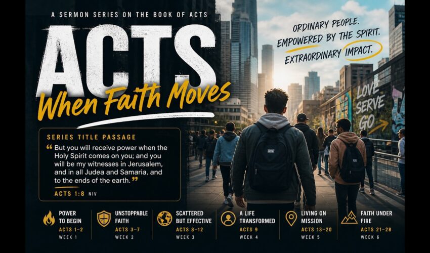 Acts – When Faith Moves – Part 3